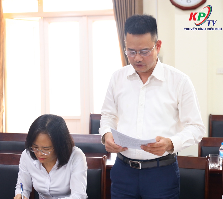 Thường trực Đảng ủy xã Kiều Phú tổ chức hội nghị giao ban với UBND xã để nghe và triển khai một số nhiệm vụ trọng tâm- Ảnh 8.