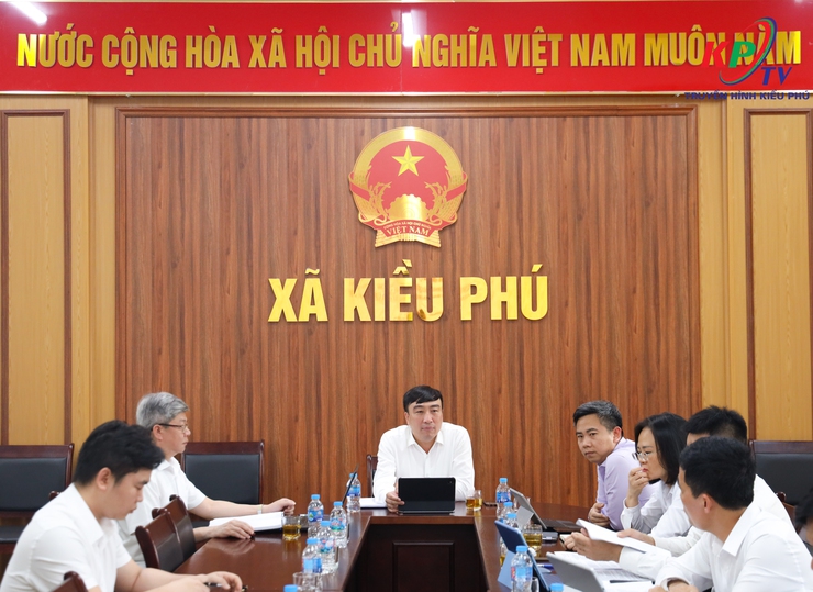 Thường trực Đảng ủy xã Kiều Phú tổ chức hội nghị giao ban với UBND xã để nghe và triển khai một số nhiệm vụ trọng tâm- Ảnh 1.