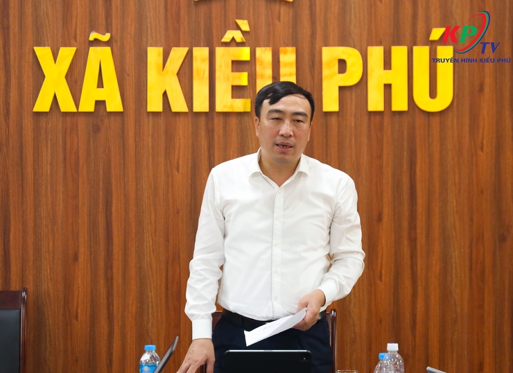 Thường trực Đảng ủy xã Kiều Phú tổ chức hội nghị giao ban với UBND xã để nghe và triển khai một số nhiệm vụ trọng tâm- Ảnh 10.