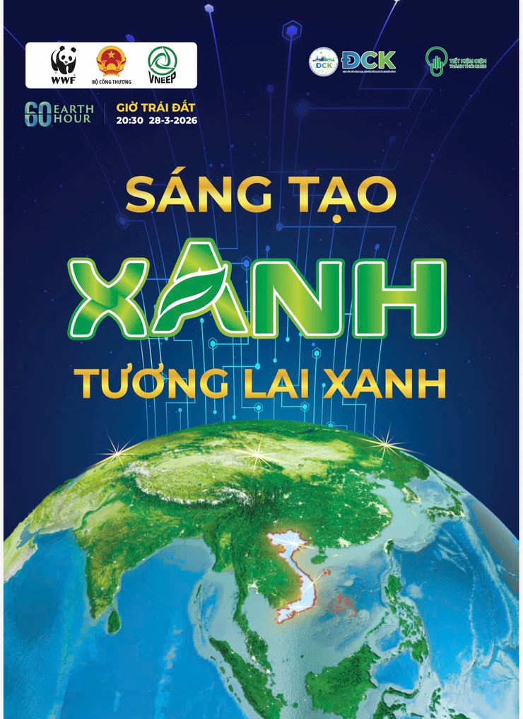 Kế hoạch Tổ chức hoạt động hưởng ứng Chiến dịch Giờ Trái đất, phát động cao điểm hè về sử dụng năng lượng tiết kiệm và hiệu quả năm 2026 trên địa bàn phường Đống Đa- Ảnh 1.