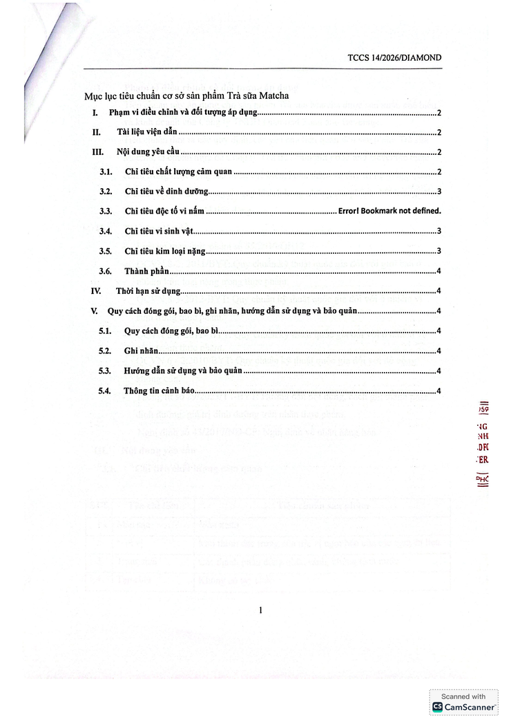 Bản tự công bố sản phẩm Trà sữa Matcha- Ảnh 2.