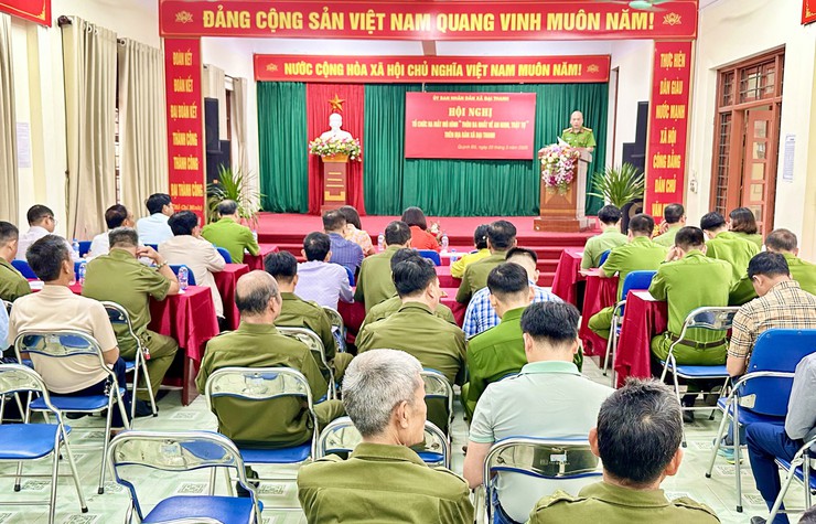 Xã Đại Thanh ra mắt mô hình "Thôn ba nhất về an ninh trật tự"- Ảnh 6.