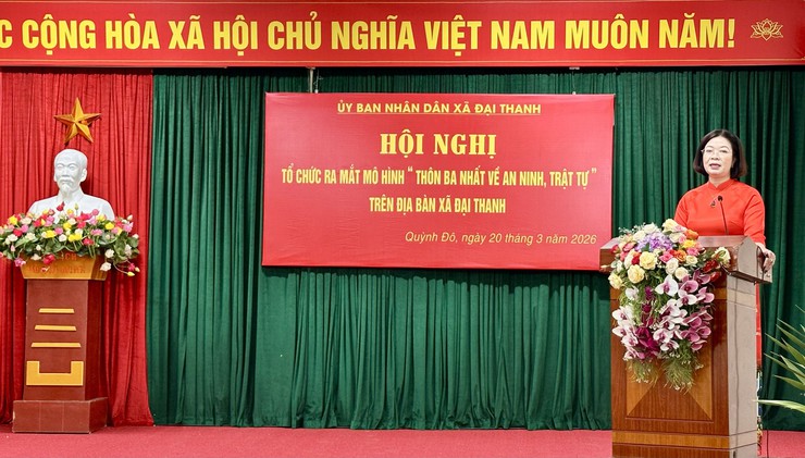 Xã Đại Thanh ra mắt mô hình "Thôn ba nhất về an ninh trật tự"- Ảnh 14.