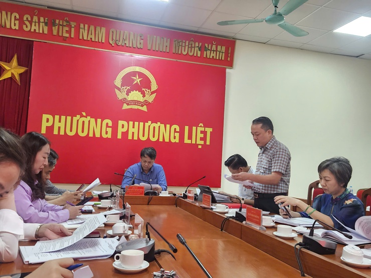 Ủy ban bầu cử phường Phương Liệt họp phiên thứ tám thông qua Biên bản tổng kết cuộc bầu cử và công bố danh sách những người trúng cử đại biểu HĐND phường Phương Liệt khóa II, nhiệm kỳ 2026-2031- Ảnh 3.