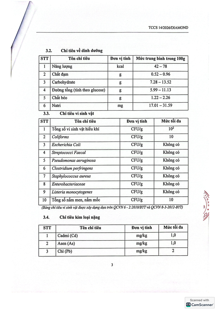 Bản tự công bố sản phẩm Trà sữa Matcha- Ảnh 4.