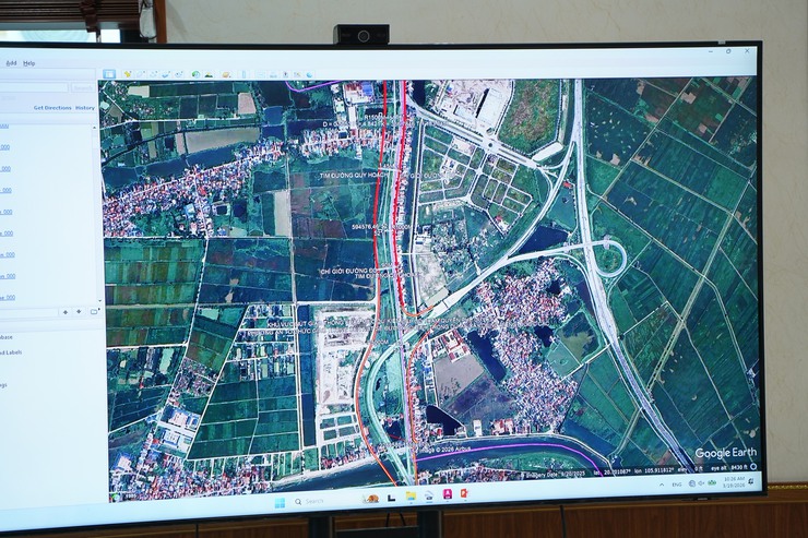 Chuyên Mỹ lấy ý kiến Nhân dân về phương án tuyến tỷ lệ 1/500 dự án trục không gian Quốc lộ 1A- Ảnh 2.