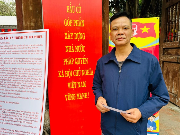 CỬ TRI PHƯỜNG VĂN MIẾU – QUỐC TỬ GIÁM: "TÔI GỬI NIỀM TIN VÀO NHỮNG NGƯỜI ỨNG CỬ ĐẠI BIỂU"- Ảnh 4.