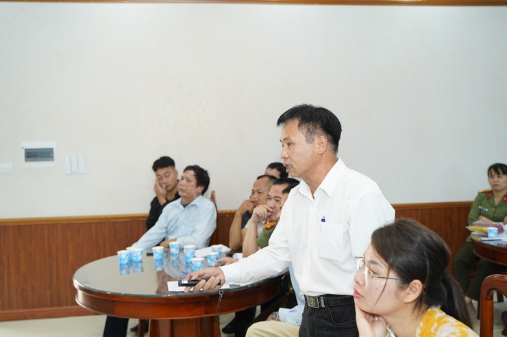 Chuyên Mỹ lấy ý kiến Nhân dân về phương án tuyến tỷ lệ 1/500 dự án trục không gian Quốc lộ 1A- Ảnh 4.