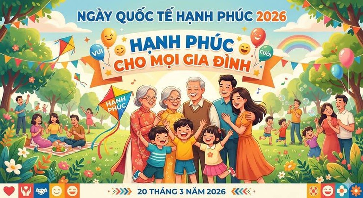 Ngày Quốc tế Hạnh phúc: Lan tỏa giá trị yêu thương và sẻ chia- Ảnh 1.
