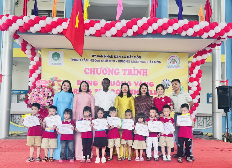 Chương trình “RING THE GOLDEN BELL – RUNG CHUÔNG VÀNG” tại trường Mầm non Hát Môn- Ảnh 10.