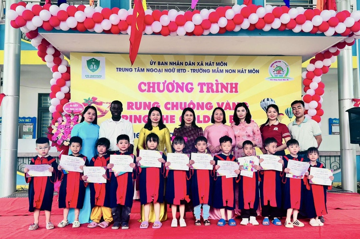 Chương trình “RING THE GOLDEN BELL – RUNG CHUÔNG VÀNG” tại trường Mầm non Hát Môn- Ảnh 11.