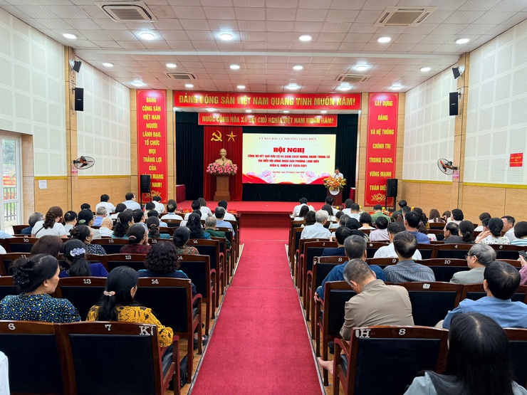 Phường Long Biên công bố kết quả bầu cử đại biểu HĐND khóa II, nhiệm kỳ 2026 – 2031- Ảnh 1.