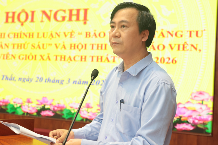 HỘI NGHỊ TRIỂN KHAI CUỘC THI CHÍNH LUẬN VỀ BẢO VỆ NỀN TẢNG TƯ TƯỞNG CỦA ĐẢNG LẦN THỨ SÁU; PHÁT ĐỘNG HỘI THI “BÁO CÁO VIÊN, TUYÊN TRUYỀN VIÊN GIỎI” NĂM 2026- Ảnh 2.