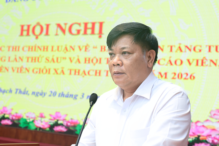 HỘI NGHỊ TRIỂN KHAI CUỘC THI CHÍNH LUẬN VỀ BẢO VỆ NỀN TẢNG TƯ TƯỞNG CỦA ĐẢNG LẦN THỨ SÁU; PHÁT ĐỘNG HỘI THI “BÁO CÁO VIÊN, TUYÊN TRUYỀN VIÊN GIỎI” NĂM 2026- Ảnh 1.