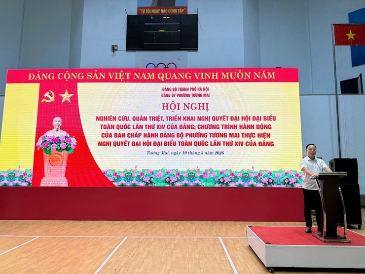 Đảng ủy phường Tương Mai: Quán triệt Nghị quyết đại hội XIV của Đảng đi vào cuộc sống- Ảnh 3.