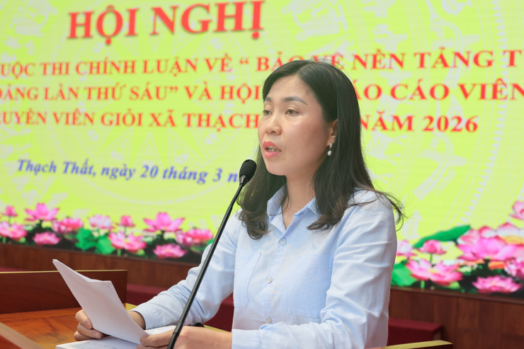 HỘI NGHỊ TRIỂN KHAI CUỘC THI CHÍNH LUẬN VỀ BẢO VỆ NỀN TẢNG TƯ TƯỞNG CỦA ĐẢNG LẦN THỨ SÁU; PHÁT ĐỘNG HỘI THI “BÁO CÁO VIÊN, TUYÊN TRUYỀN VIÊN GIỎI” NĂM 2026- Ảnh 4.