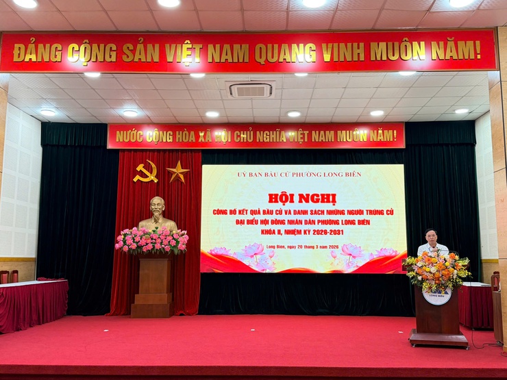 Phường Long Biên công bố kết quả bầu cử đại biểu HĐND khóa II, nhiệm kỳ 2026 – 2031- Ảnh 8.