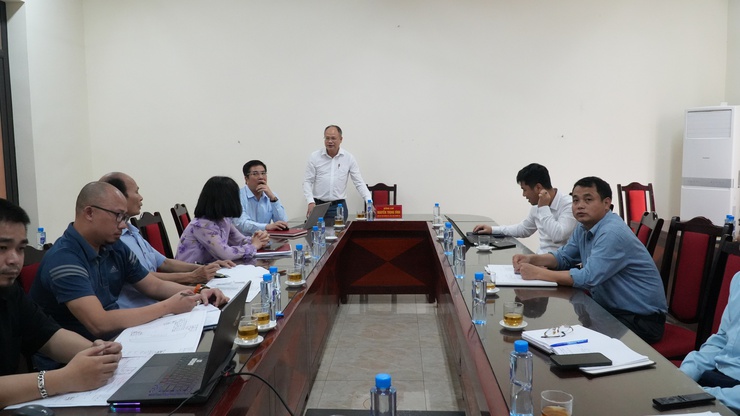 Giao ban tiến độ cải tạo, chỉnh trang khu trưng bày sản phẩm làng nghề thôn Lưu Thượng- Ảnh 2.