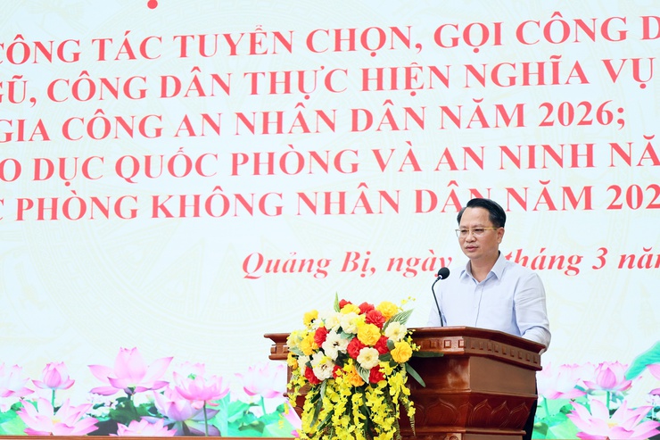 Quảng Bị tổng kết công tác tuyển chọn, gọi công dân nhập ngũ, công dân thực hiện nghĩa vụ tham gia công an nhân dân năm 2026- Ảnh 6.
