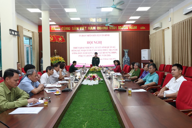 Hội nghị triển khai công tác tuyển sinh quân sự; đăng ký nghĩa vụ quân sự (NVQS) lần đầu đối với công dân nam đủ 17 tuổi- Ảnh 2.