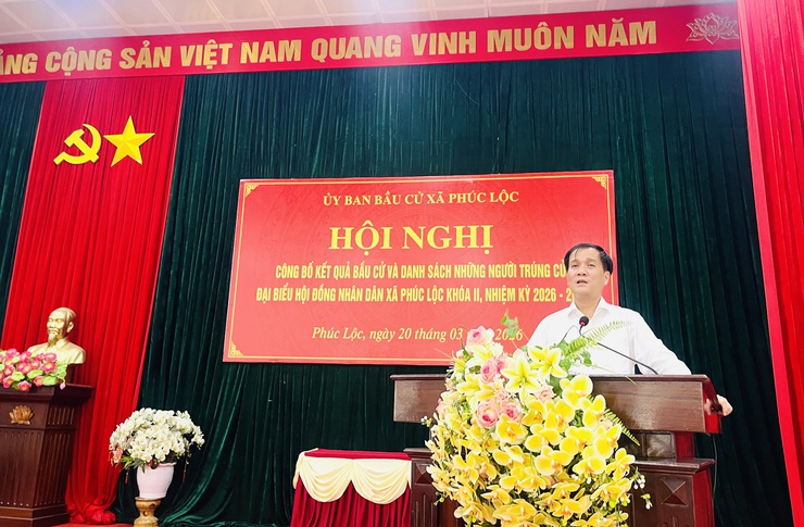 Phúc Lộc công bố kết quả bầu cử và danh sách đại biểu HĐND xã khóa II, nhiệm kỳ 2026–2031- Ảnh 5.