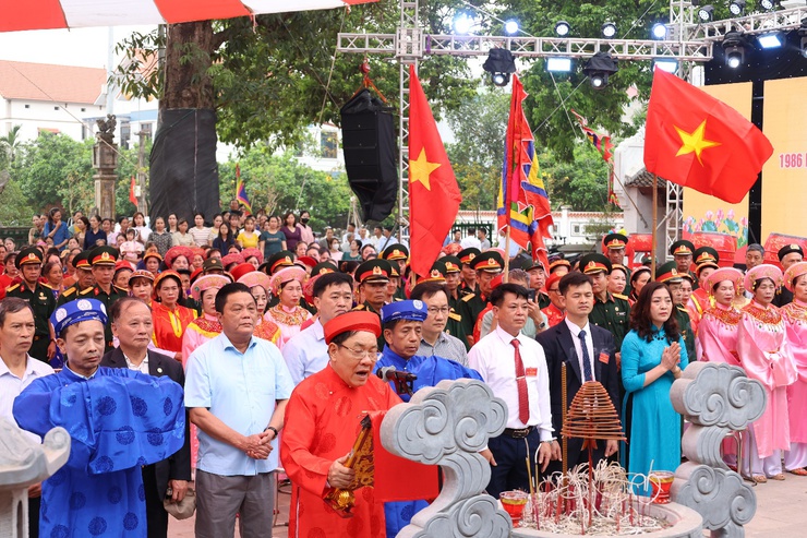 Lễ kỷ niệm 1986 năm Ngày khao quân ra trận của Nữ tướng Hồ Đề- Ảnh 1.