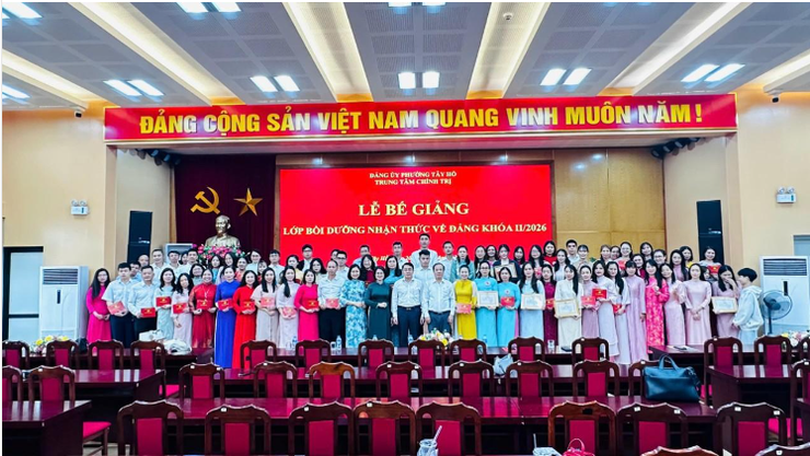 96 học viên hoàn thành lớp bồi dưỡng nhận thức về Đảng khóa II/2026- Ảnh 3.