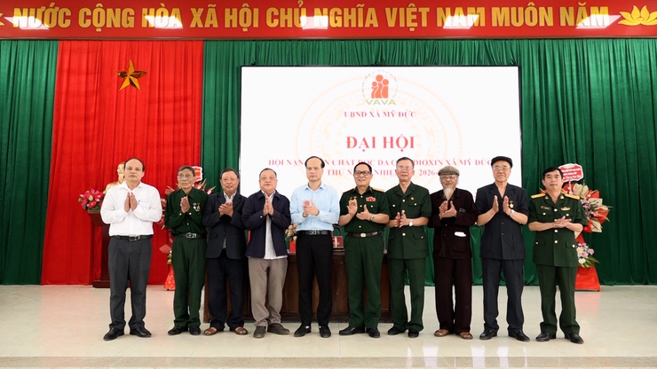 Đại hội Hội Nạn nhân chất độc da cam/Dioxin xã Mỹ Đức lần thứ I, nhiệm kỳ 2026-2031- Ảnh 8.
