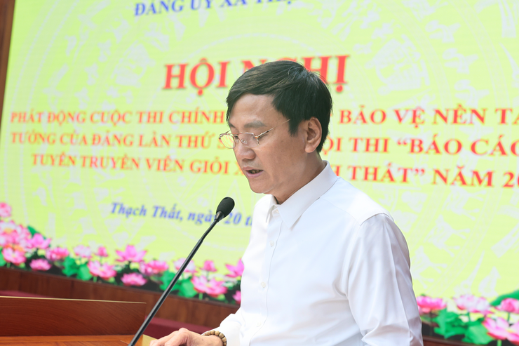 HỘI NGHỊ TRIỂN KHAI CUỘC THI CHÍNH LUẬN VỀ BẢO VỆ NỀN TẢNG TƯ TƯỞNG CỦA ĐẢNG LẦN THỨ SÁU; PHÁT ĐỘNG HỘI THI “BÁO CÁO VIÊN, TUYÊN TRUYỀN VIÊN GIỎI” NĂM 2026- Ảnh 5.