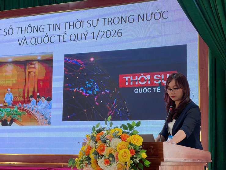 ĐẢNG ỦY XÃ TAM HƯNG TỔ CHỨC HỘI NGHỊ THÔNG TIN THỜI SỰ TRONG NƯỚC VÀ QUỐC TẾ QÚY 1/2026- Ảnh 2.