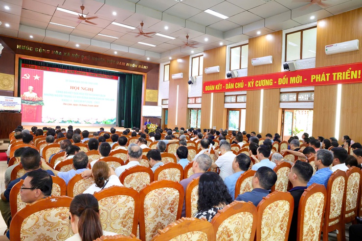 UỶ BAN BẦU CỬ XÃ THƯ LÂM TỔ CHỨC HỘI NGHỊ CÔNG BỐ KẾT QUẢ BẦU CỬ VÀ DANH SÁCH NHỮNG NGƯỜI TRÚNG CỬ HỘI ĐỒNG NHÂN DÂN XÃ KHOÁ II, NHIỆM KỲ 2026- Ảnh 10.