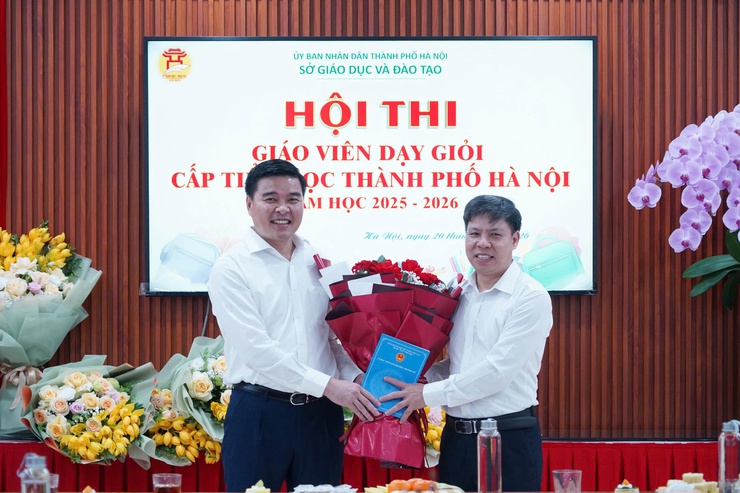 Cụm chuyên môn số 20 khai mạc Hội thi giáo viên dạy giỏi cấp tiểu học thành phố Hà Nội năm học 2025–2026 tại Chương Mỹ- Ảnh 1.