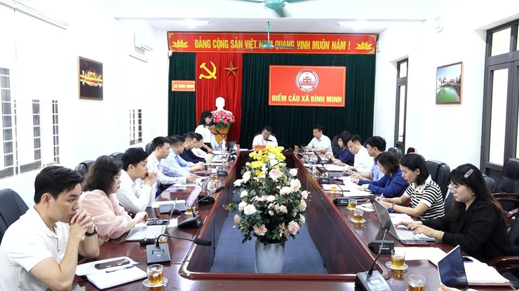 Hội nghị Ban chấp hành Đảng bộ xã Bình Minh lần thứ Năm Nhiệm kỳ 2025- 2030- Ảnh 1.