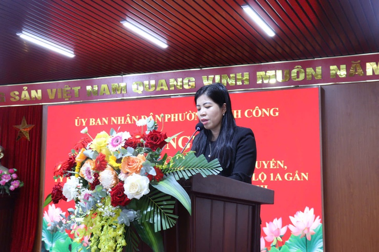 Hội nghị lấy ý kiến cộng đồng về phương án tuyến Quốc lộ 1A tại phường Định Công- Ảnh 1.