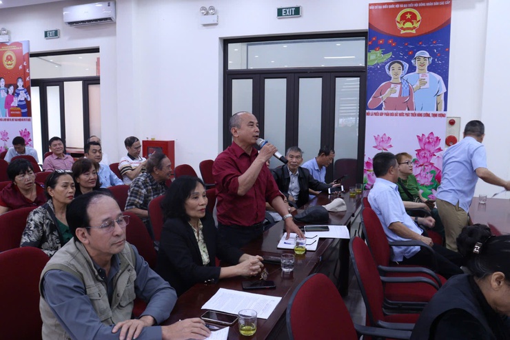 Hội nghị lấy ý kiến cộng đồng về phương án tuyến Quốc lộ 1A tại phường Định Công- Ảnh 4.