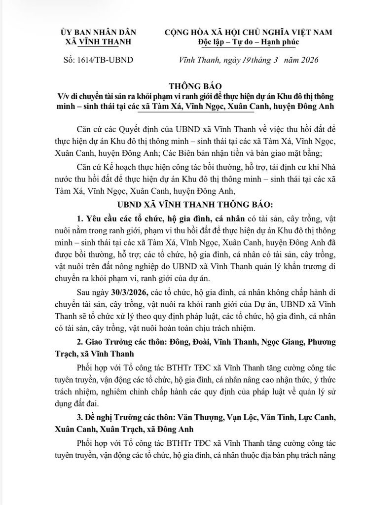 ỦY BAN NHÂN DÂN XÃ VĨNH THANH- Ảnh 1.