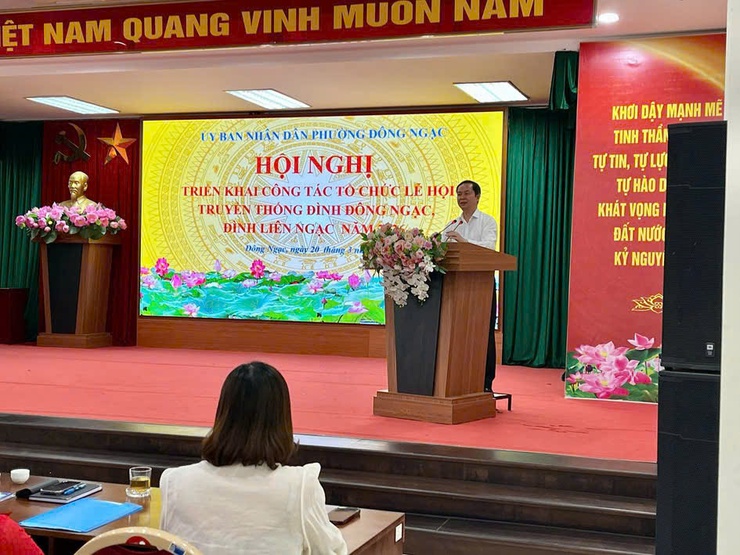 UBND phường Đông Ngạc triển khai Kế hoạch tổ chức Lễ hội truyền thống Đình Liên Ngạc và Đình Đông Ngạc năm 2026- Ảnh 1.