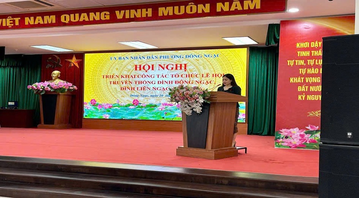 UBND phường Đông Ngạc triển khai Kế hoạch tổ chức Lễ hội truyền thống Đình Liên Ngạc và Đình Đông Ngạc năm 2026- Ảnh 3.