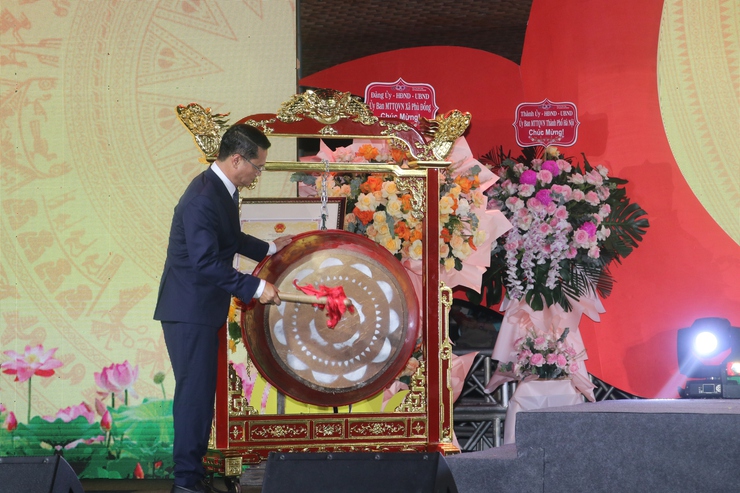 Xã Phù Đổng tổ chức Lễ công bố Lễ hội Chùa Nành - Di sản văn hóa phi vật thể quốc gia và khai mạc Lễ hội truyền thống Chùa Nành năm 2026. - Ảnh 4.