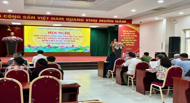 UBND phường Đông Ngạc triển khai Kế hoạch tổ chức Lễ hội truyền thống Đình Liên Ngạc và Đình Đông Ngạc năm 2026- Ảnh 2.