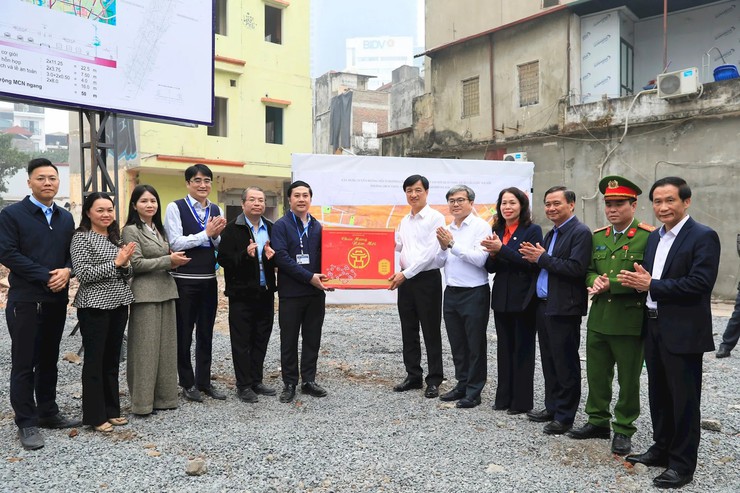 Cầu Giấy: Khởi công xây dựng tuyến đường Vành đai 2,5 trên địa bàn phường- Ảnh 3.