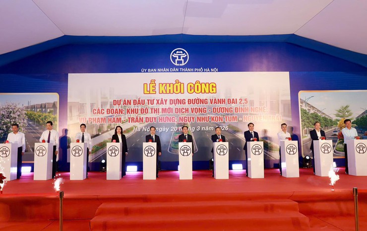 Cầu Giấy: Khởi công xây dựng tuyến đường Vành đai 2,5 trên địa bàn phường- Ảnh 6.