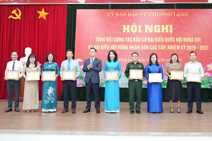 PHƯỜNG LÁNG: TỔNG KẾT CÔNG TÁC BẦU CỬ VÀ KỲ VỌNG VỀ MỘT ĐÔ THỊ VĂN MINH, HIỆN ĐẠI- Ảnh 4.