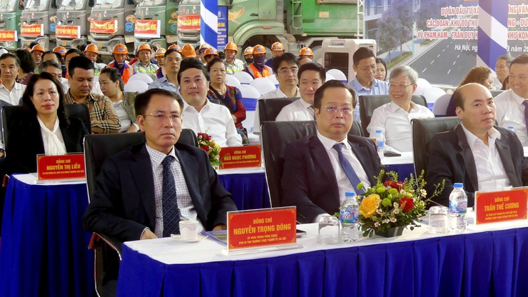 Cầu Giấy: Khởi công xây dựng tuyến đường Vành đai 2,5 trên địa bàn phường- Ảnh 1.