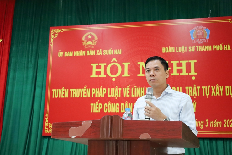   Xã Suối Hai: Hơn 200 người dân được tuyên truyền, tư vấn pháp luật miễn phí- Ảnh 1.