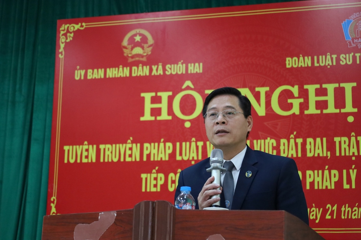   Xã Suối Hai: Hơn 200 người dân được tuyên truyền, tư vấn pháp luật miễn phí- Ảnh 2.