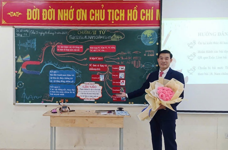 THẦY GIÁO HOÀNG VĂN SANG - NGƯỜI THẮP LỬA TRAO TRUYỀN TRI THỨC, GIÚP HỌC SINH CHINH PHỤC ĐỈNH CAO- Ảnh 1.
