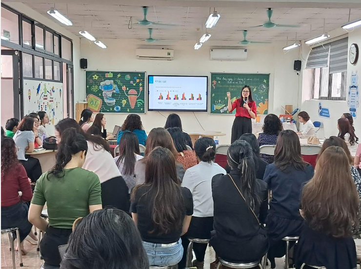 Phường Tây Hồ tập huấn giáo dục trí tuệ nhân tạo (AI): Trang bị “năng lực số” cho đội ngũ giáo viên Tiểu học.- Ảnh 2.