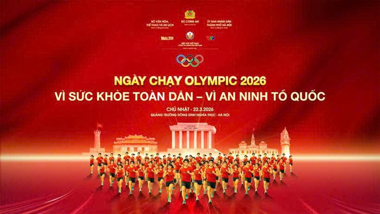 Khởi động Ngày chạy Olympic - Vì sức khỏe toàn dân - Vì an ninh Tổ quốc năm 2026- Ảnh 1.