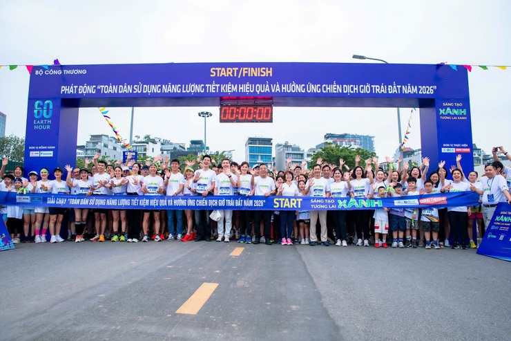 Hơn 2.000 người tham gia Giải chạy hưởng ứng Chiến dịch Giờ Trái đất năm 2026 với thông điệp "Sáng tạo Xanh - Tương lai Xanh"- Ảnh 6.